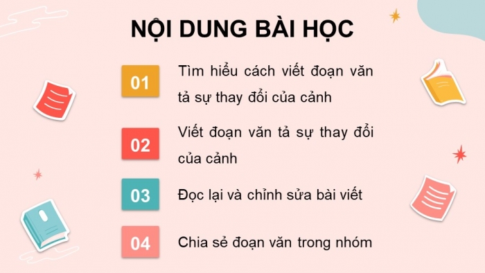 Giáo án điện tử Tiếng Việt 5 chân trời Bài 3: Luyện tập viết đoạn văn cho bài văn tả phong cảnh