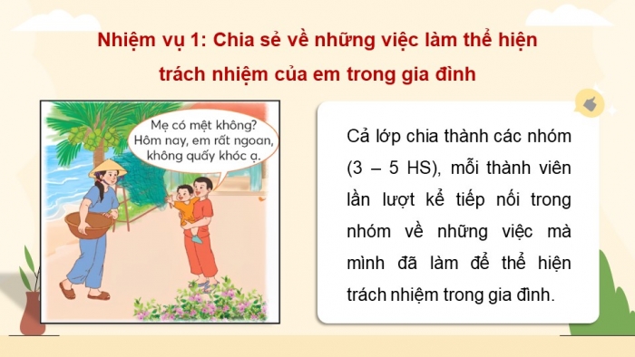 Giáo án điện tử Hoạt động trải nghiệm 5 chân trời bản 2 Chủ đề 2 Tuần 6