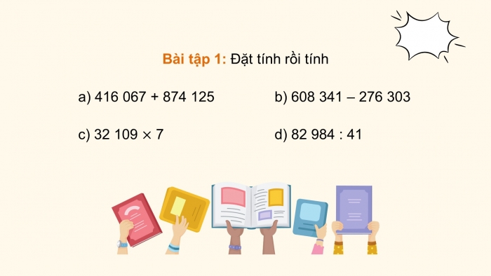 Giáo án điện tử Toán 5 cánh diều Bài 2: Ôn tập về các phép tính với số tự nhiên