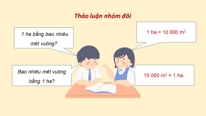 Giáo án điện tử Toán 5 cánh diều Bài 21: Héc-ta