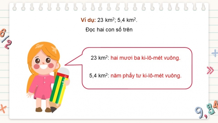 Giáo án điện tử Toán 5 cánh diều Bài 22: Ki-lô-mét vuông