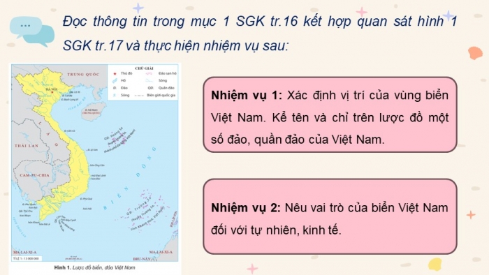 Giáo án điện tử Lịch sử và Địa lí 5 cánh diều Bài 3: Biển, đảo Việt Nam