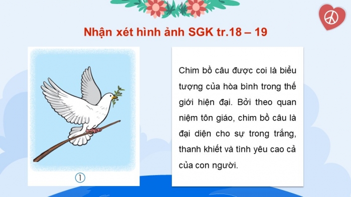 Giáo án điện tử Mĩ thuật 5 cánh diều Bài 4: Em yêu hòa bình