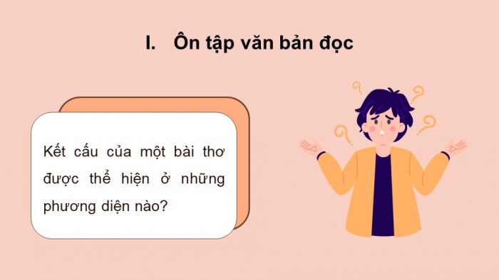 Giáo án điện tử Ngữ văn 9 chân trời Bài 1: Ôn tập