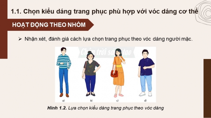 Giáo án điện tử Công nghệ 9 Cắt may Chân trời Chủ đề 1: Lựa chọn trang phục