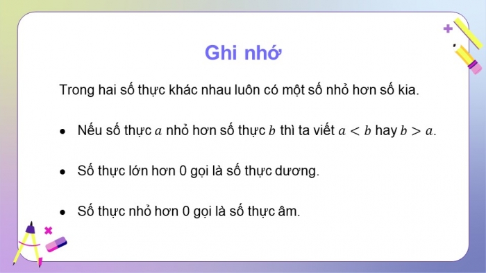 Giáo án điện tử Toán 9 cánh diều Bài 1: Bất đẳng thức