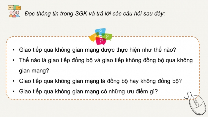 Giáo án điện tử Tin học ứng dụng 12 cánh diều Bài: Giao tiếp và tính nhân văn trong ứng xử trên không gian mạng