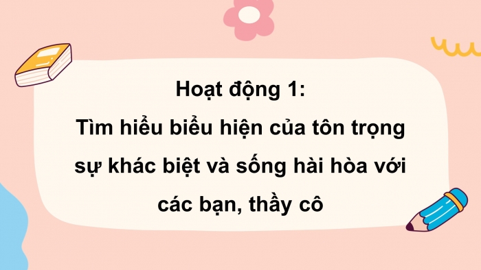 Giáo án điện tử Hoạt động trải nghiệm 9 Kết nối chủ đề 1 tuần 1