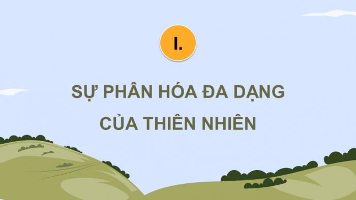 Giáo án điện tử Địa lí 12 kết nối Bài 3: Sự phân hoá đa dạng của thiên nhiên