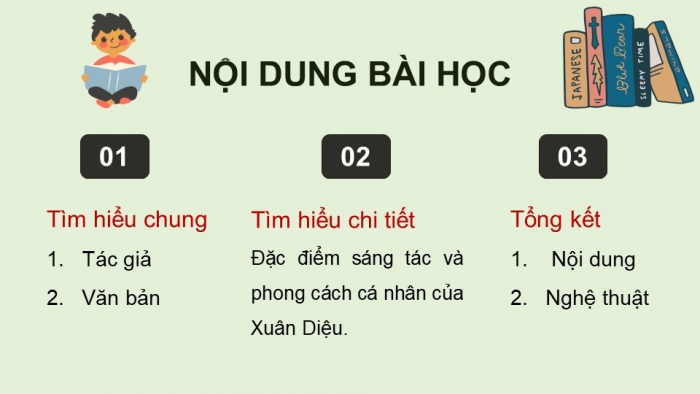 Giáo án điện tử Ngữ văn 12 chân trời Bài 1: Xuân Diệu (Hoài Thanh – Hoài Chân)