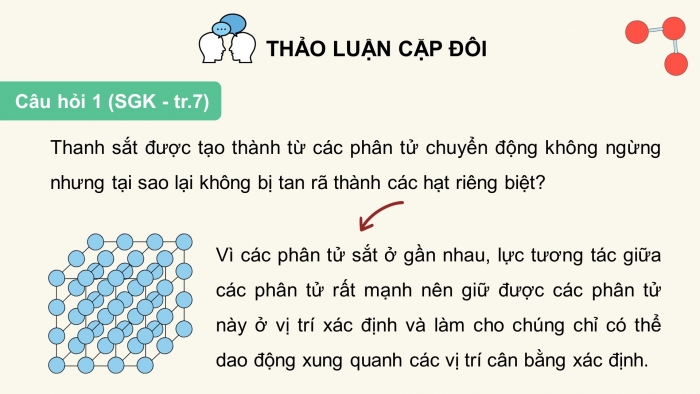 Giáo án điện tử Vật lí 12 cánh diều Bài 1: Sự chuyển thể của các chất