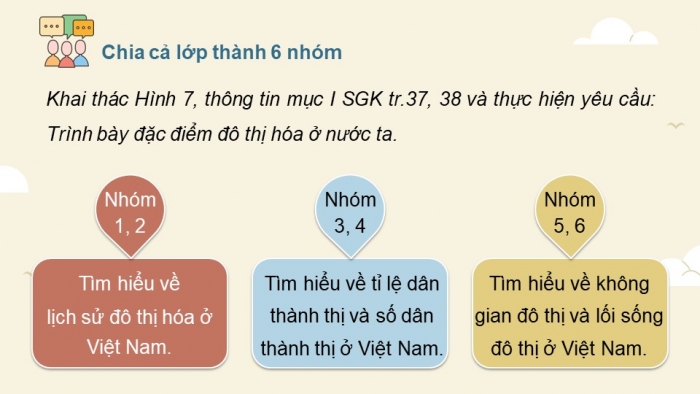 Giáo án điện tử Địa lí 12 cánh diều Bài 7: Đô thị hóa