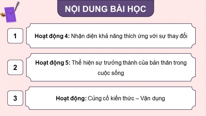 Giáo án điện tử hoạt động trải nghiệm 12 kết nối tri thức chủ đề 2 tuần 2