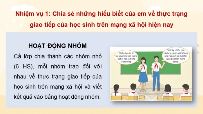 Giáo án điện tử Hoạt động trải nghiệm 9 chân trời bản 2 Chủ đề 1 Tuần 4