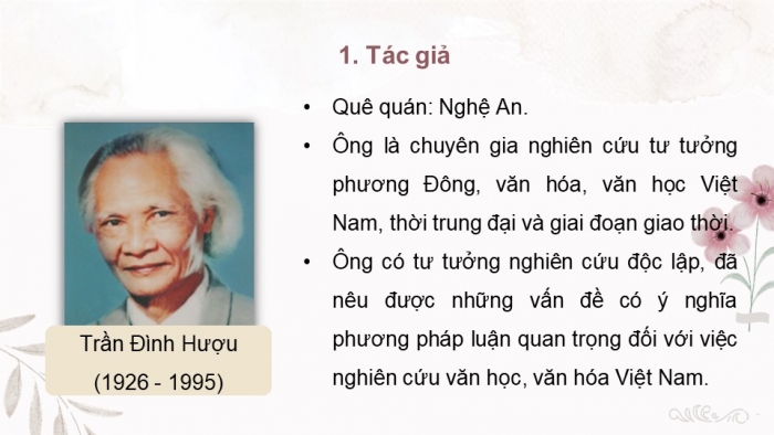 Giáo án điện tử Ngữ văn 12 kết nối Bài 3: Nhìn về vốn văn hoá dân tộc (Trích – Trần Đình Hượu)