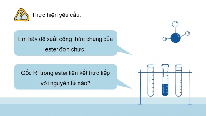 Giáo án điện tử Hóa học 12 cánh diều Bài 1: Ester - Lipid