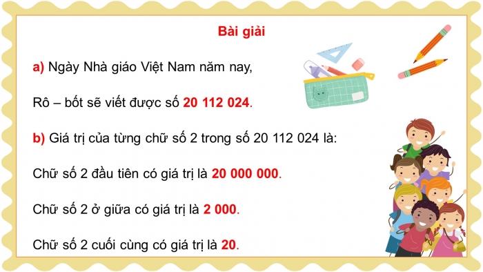 Giáo án điện tử Toán 5 kết nối Bài 1: Ôn tập số tự nhiên