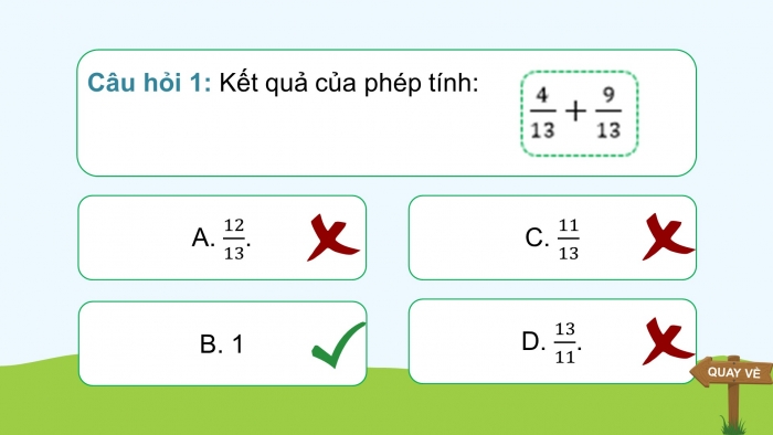 Giáo án điện tử Toán 5 kết nối Bài 5: Ôn tập các phép tính với phân số