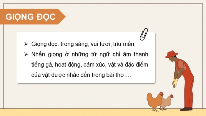 Giáo án điện tử Tiếng Việt 5 chân trời Bài 3: Tiếng gà trưa