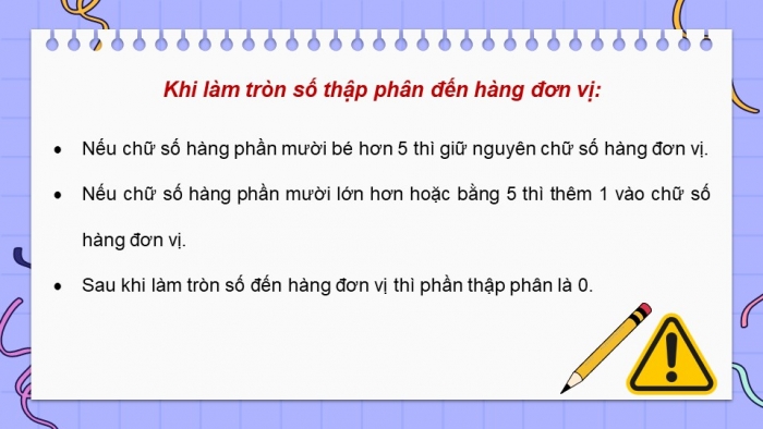 Giáo án điện tử Toán 5 cánh diều Bài 19: Làm tròn số thập phân