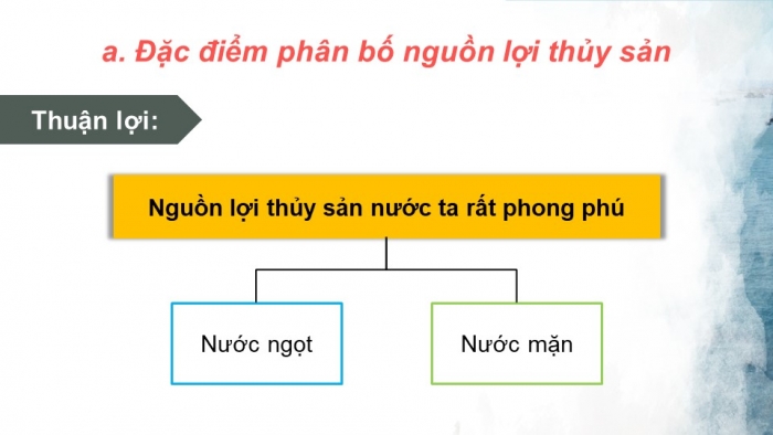 Giáo án điện tử Địa lí 9 kết nối Bài 5: Lâm nghiệp và thủy sản (bổ sung)