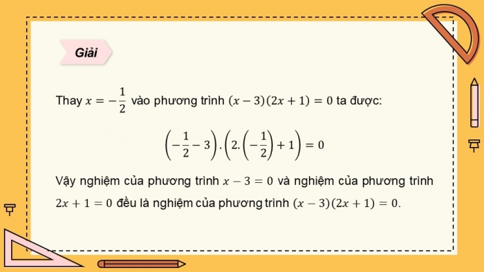 Giáo án điện tử Toán 9 cánh diều Bài 1: Phương trình quy về phương trình bậc nhất một ẩn