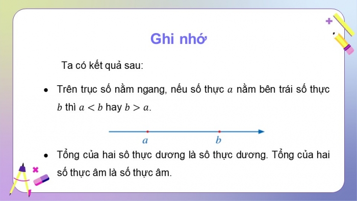 Giáo án điện tử Toán 9 cánh diều Bài 1: Bất đẳng thức