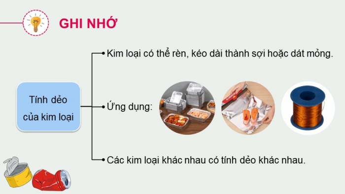 Giáo án điện tử KHTN 9 cánh diều - Phân môn Hoá học Bài 15: Tính chất chung của kim loại