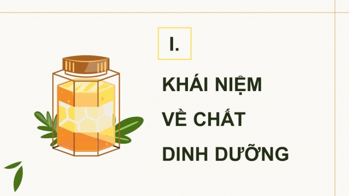 Giáo án điện tử Công nghệ 9 Chế biến thực phẩm Cánh diều Bài 1: Vai trò của các chất dinh dưỡng trong thực phẩm