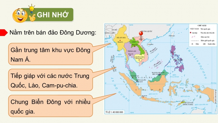 Giáo án điện tử Địa lí 12 kết nối Bài 1: Vị trí địa lí và phạm vi lãnh thổ