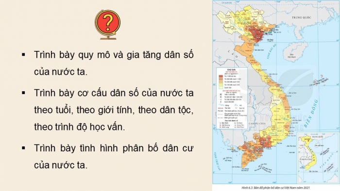 Giáo án điện tử Địa lí 12 kết nối Bài 6: Dân số Việt Nam