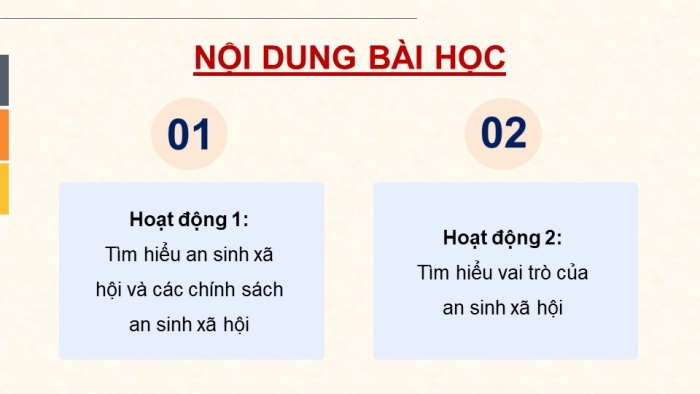 Giáo án điện tử Kinh tế pháp luật 12 cánh diều Bài 4: An sinh xã hội