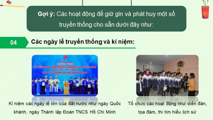 Giáo án điện tử hoạt động trải nghiệm 12 kết nối tri thức chủ đề 1 tuần 3