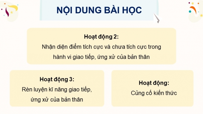 Giáo án điện tử Hoạt động trải nghiệm 9 Kết nối chủ đề 2 tuần 2