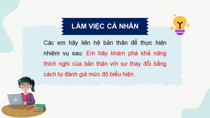 Giáo án điện tử Hoạt động trải nghiệm 9 Kết nối chủ đề 2 tuần 4