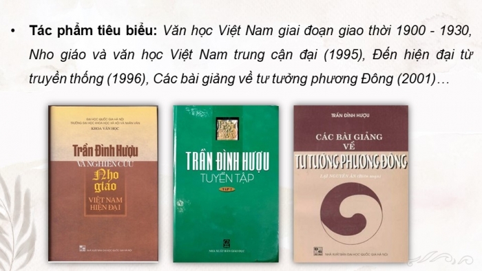 Giáo án điện tử Ngữ văn 12 kết nối Bài 3: Nhìn về vốn văn hoá dân tộc (Trích – Trần Đình Hượu)