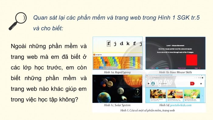 Giáo án điện tử Tin học 5 chân trời Bài 1: Máy tính có thể giúp em làm những việc gì?