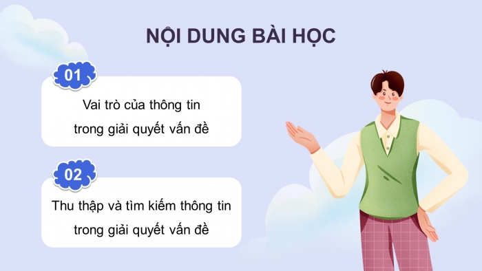 Giáo án điện tử Tin học 5 cánh diều Chủ đề C1 Bài 1: Thu thập và tìm kiếm thông tin trong giải quyết vấn đề