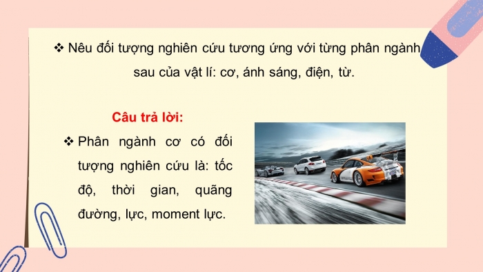 Giáo án và PPT đồng bộ Vật lí 10 chân trời sáng tạo