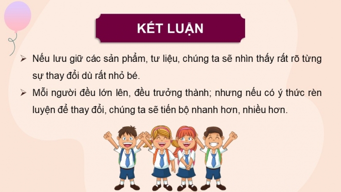 Giáo án điện tử Hoạt động trải nghiệm 5 kết nối Chủ đề Em lớn lên mỗi ngày - Tuần 2