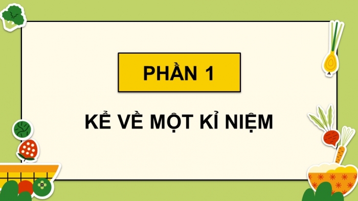 Giáo án điện tử Tiếng Việt 5 chân trời Bài 2: Kể về một kỉ niệm đáng nhớ