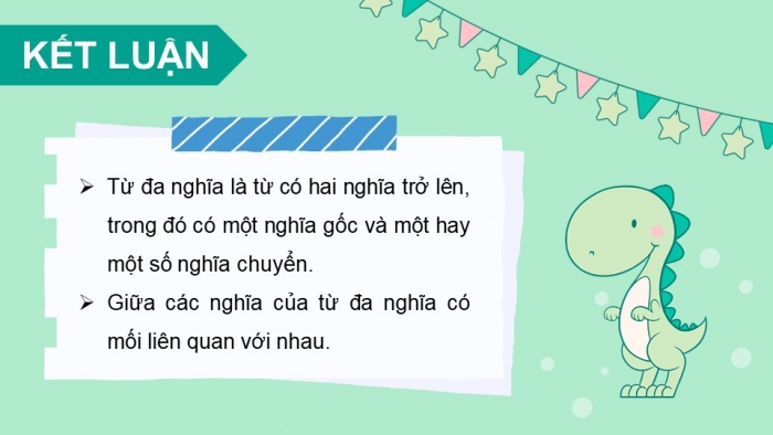 Giáo án điện tử Tiếng Việt 5 chân trời Bài 5: Từ đa nghĩa