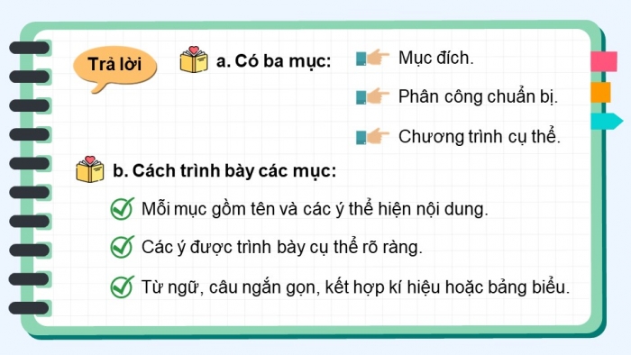 Giáo án điện tử Tiếng Việt 5 chân trời Bài 5: Viết chương trình hoạt động