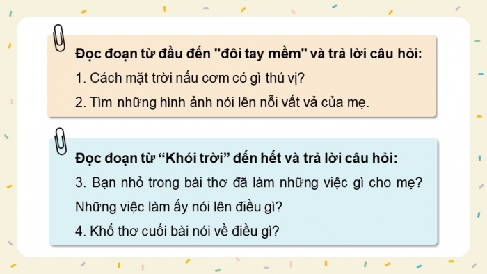 Giáo án điện tử Tiếng Việt 5 chân trời Bài Ôn tập giữa học kì I (Tiết 1)