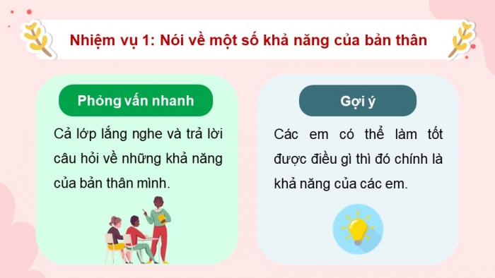 Giáo án điện tử Hoạt động trải nghiệm 5 chân trời bản 2 Chủ đề 1 Tuần 2