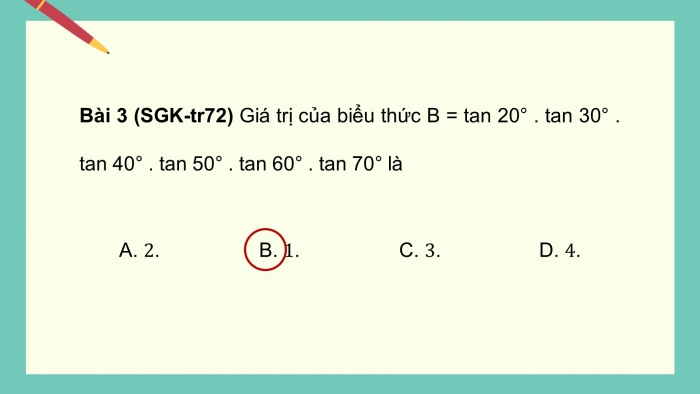 Giáo án điện tử Toán 9 chân trời Bài tập cuối chương 4