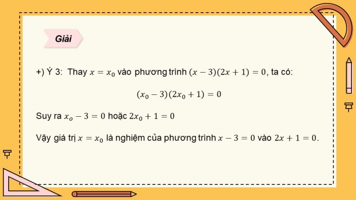 Giáo án điện tử Toán 9 cánh diều Bài 1: Phương trình quy về phương trình bậc nhất một ẩn