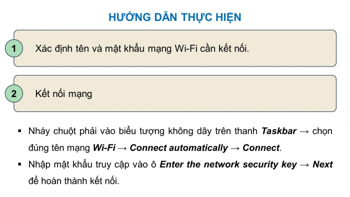 Giáo án điện tử Tin học ứng dụng 12 cánh diều Bài 3: Thực hành thiết lập kết nối và sử dụng mạng