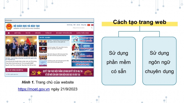 Giáo án điện tử Tin học ứng dụng 12 cánh diều Bài 1: Làm quen với ngôn ngữ đánh dấu siêu văn bản