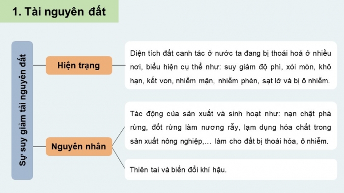 Giáo án điện tử Địa lí 12 kết nối Bài 5: Vấn đề sử dụng hợp lí tài nguyên thiên nhiên và bảo vệ môi trường